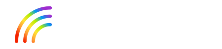 Logo Queer Canon van Nederland - wit