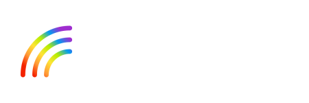 Logo Queer Canon van Nederland - wit